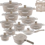 🔥Last Day For Clearance🔥Cookware Set 29 Pieces Non Stick Multi Layer Granite Coating