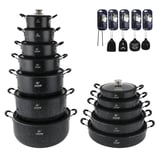 🔥Last Day For Clearance🔥Cookware Set 29 Pieces Non Stick Multi Layer Granite Coating